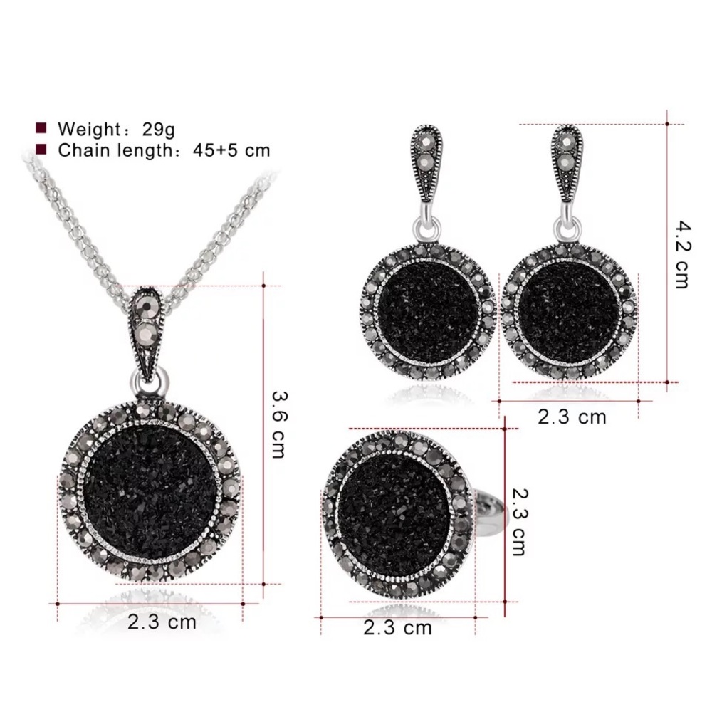 Necklace earrings set - Picture 4 of 5